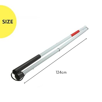 白杖　アドバンテージ折りたたみ式 IDケーン 111cm　カーボン　新品及び中古 白杖 アドバンテージ折りたたみ式 IDケーン 111cm カーボン 新品